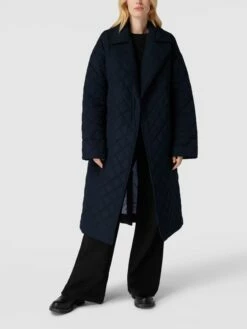 Tommy Hilfiger Steppmantel Mit Doppelreihiger Knopfleiste Modell 'SORONA' - Marineblau