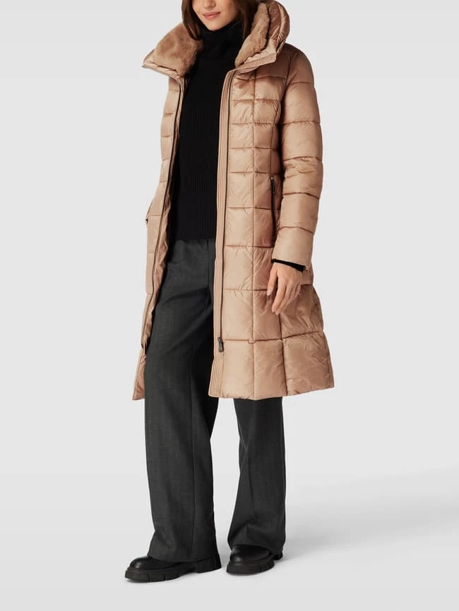 Gerry Weber Edition Steppmantel Mit Kunstpelzkragen - Camel 1 Gerry Weber Edition Steppmantel Mit Kunstpelzkragen - Camel