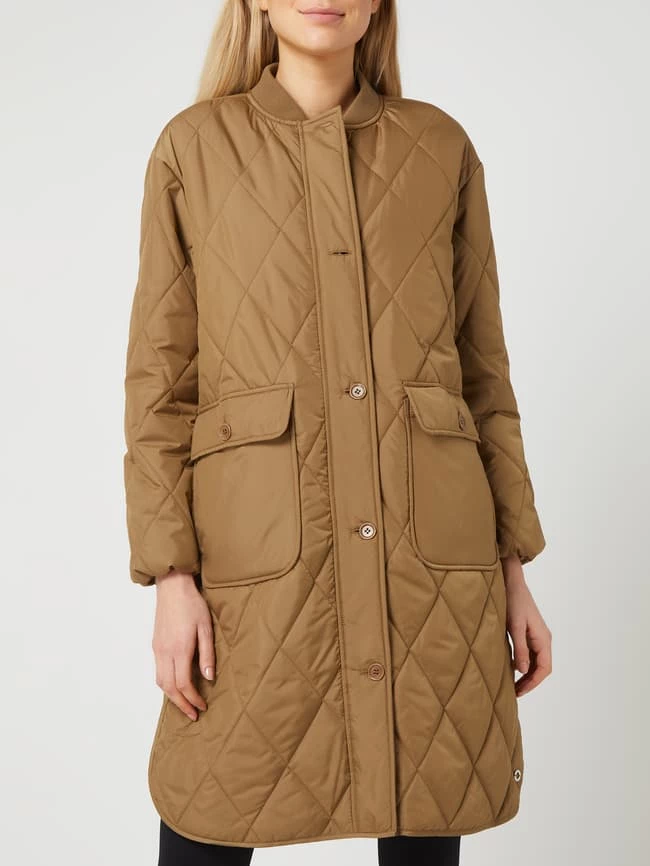 S.Oliver RED LABEL Steppmantel Mit Stehkragen - Beidseitig Tragbar - Mittelbraun 4 S.Oliver RED LABEL Steppmantel Mit Stehkragen - Beidseitig Tragbar - Mittelbraun – Bild 4