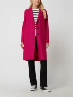 Joseph Janard Wollmantel Mit Reverskragen - Fuchsia