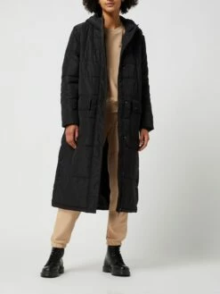 Soyaconcept Steppmantel Mit Kapuze - Schwarz