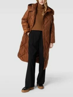 S.Oliver RED LABEL Steppmantel Mit Kapuze - Cognac