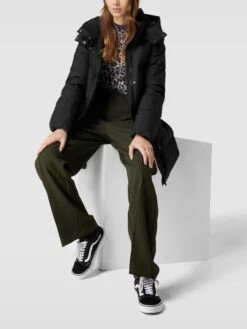 Only Daunenmantel Mit Seitlichen Eingrifftaschen Modell 'ALICIA' - Schwarz