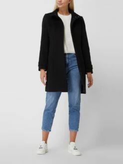 Esprit Collection Mantel Aus Wollmischung - Schwarz