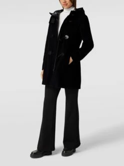 Gil Bret Dufflecoat Mit Seitlichen Eingrifftaschen Modell 'Dahlia' - Dunkelblau