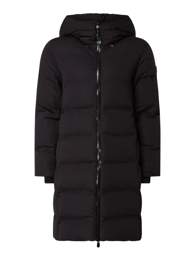 SAVE THE DUCK Steppmantel Mit Kapuze Modell 'Sealy' - Schwarz 2 SAVE THE DUCK Steppmantel Mit Kapuze Modell 'Sealy' - Schwarz – Bild 2