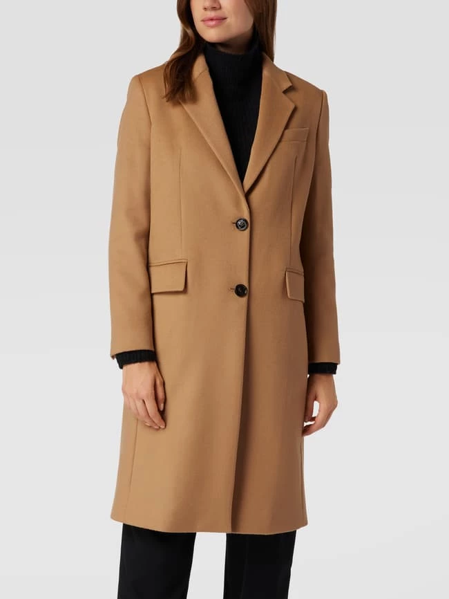 BOSS Mantel Mit Kurzer Knopfleiste Modell 'Catara' - Camel 4 BOSS Mantel Mit Kurzer Knopfleiste Modell 'Catara' - Camel – Bild 4