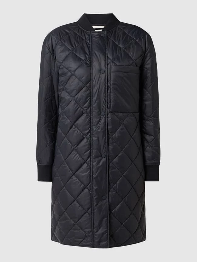 Marc O'Polo Oversized Steppmantel Mit Stehkragen - Marineblau 2 Marc O'Polo Oversized Steppmantel Mit Stehkragen - Marineblau – Bild 2