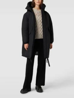 Marc O'Polo Mantel Mit Pattentaschen - Schwarz