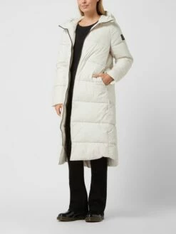 ECOALF Light-Steppmantel Mit Kapuze - Offwhite