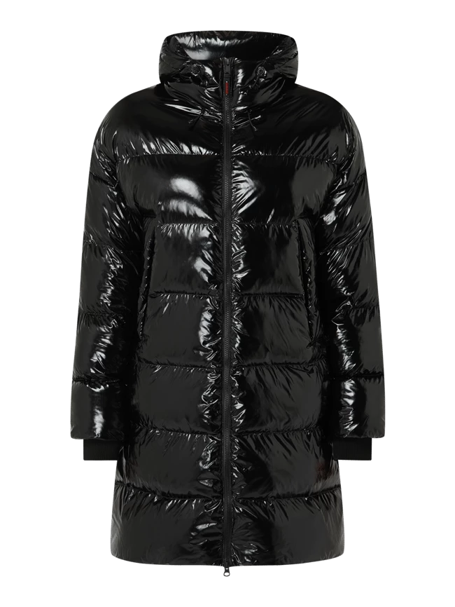 Napapijri Steppmantel In Lack-Optik Modell 'Lovly' - Schwarz 2 Napapijri Steppmantel In Lack-Optik Modell 'Lovly' - Schwarz – Bild 2