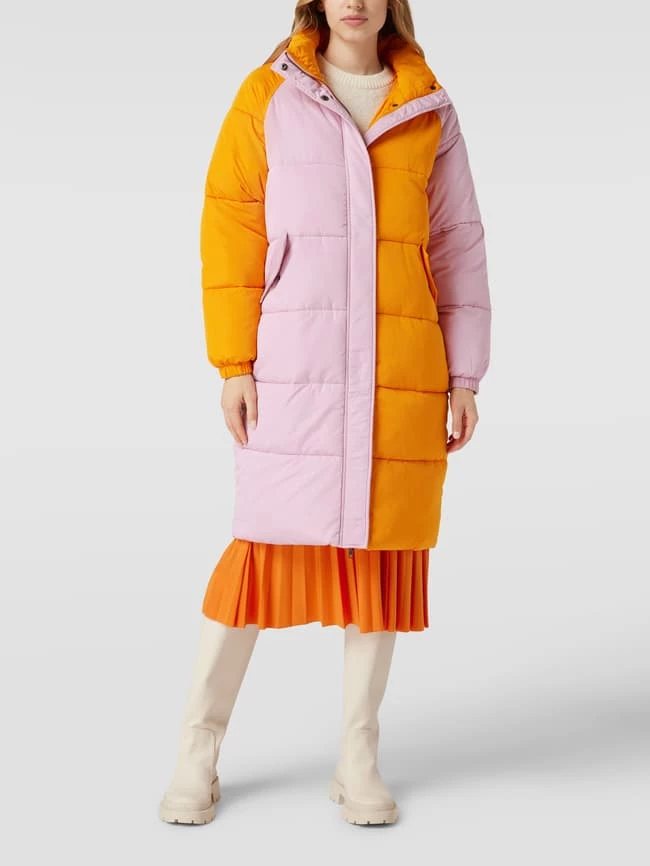 ICHI Mantel In Two-Tone-Machart Modell 'Frizta' - Orange 4 ICHI Mantel In Two-Tone-Machart Modell 'Frizta' - Orange – Bild 4