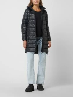 Esprit Steppmantel Mit Abnehmbarer Kapuze - Wasserabweisend - Schwarz