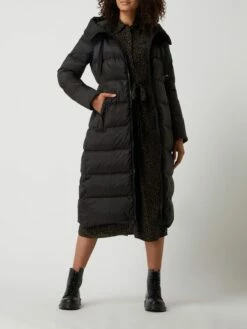 Peuterey Daunenmantel Mit Kapuze Modell 'Nunki' - Schwarz