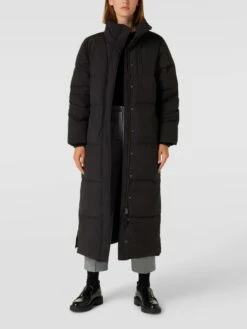 MOSS COPENHAGEN Steppmantel Mit Stehkragen - Schwarz