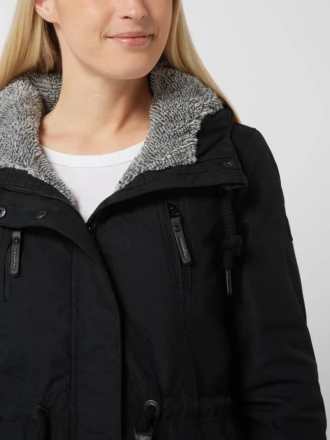 Ragwear Parka Mit Baumwoll-Anteil Modell 'Elsie' - Schwarz 3 Ragwear Parka Mit Baumwoll-Anteil Modell 'Elsie' - Schwarz – Bild 3