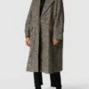 Gina Tricot Mantel Mit Reverskragen Modell 'DAGNY COAT' - Dunkelbraun Meliert