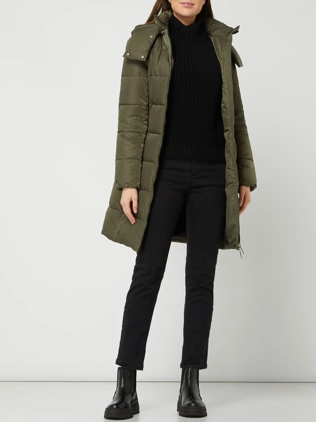 HUGO Steppmantel Mit Wattierung Modell 'Fleuris' - Olivgrün 1 HUGO Steppmantel Mit Wattierung Modell 'Fleuris' - Olivgrün