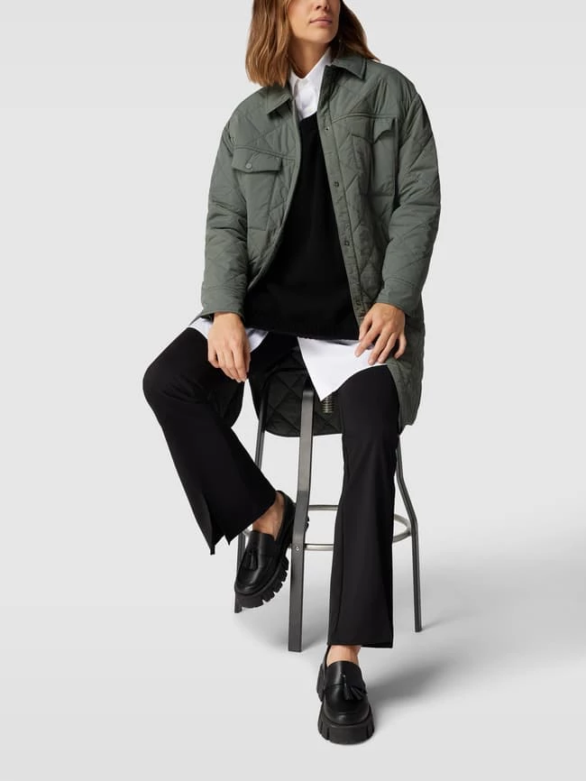 Opus Mantel Mit Brusttaschen Modell 'Herla' - Schilf 1 Opus Mantel Mit Brusttaschen Modell 'Herla' - Schilf