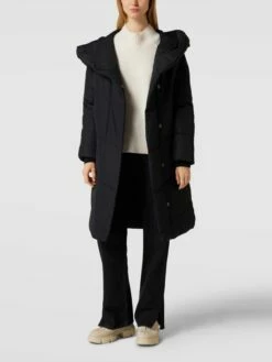 Noisy May Mantel Mit Kapuze - Schwarz