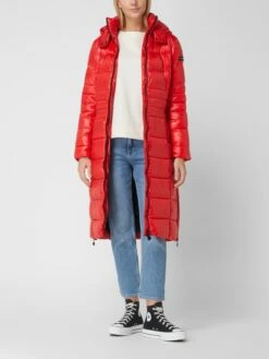 Frieda & Freddies Daunenmantel Mit Abnehmbarer Kapuze - Hellrot