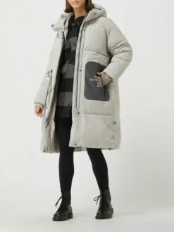 Freaky Nation Steppmantel Mit Wattierung - Ecru