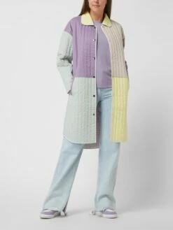 Soaked In Luxury Steppmantel Mit Wattierung Modell 'Ewren' - Flieder