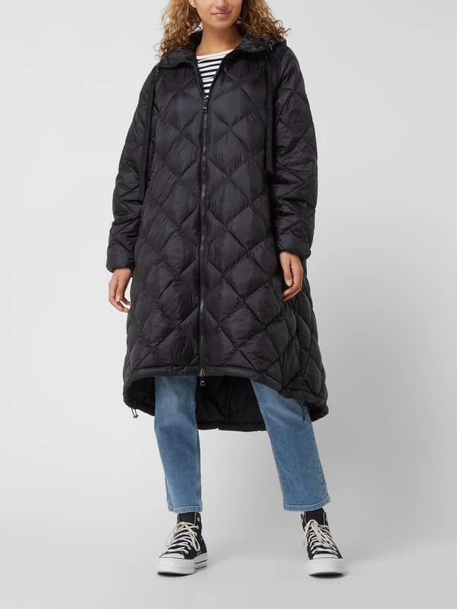 No.1 Como Steppmantel Mit Kapuze Modell 'Valeria' - Schwarz 5 No.1 Como Steppmantel Mit Kapuze Modell 'Valeria' - Schwarz – Bild 5