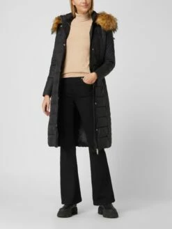 ROCKANDBLUE Daunenmantel Mit Abnehmbarer Kapuze Modell 'Kesha' - Schwarz