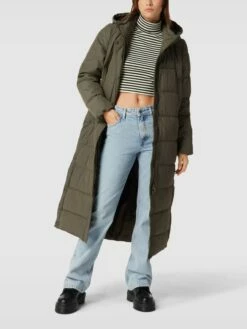 Only Steppmantel Mit Pattentaschen Model 'ONLCAMMIE' - Olivgrün