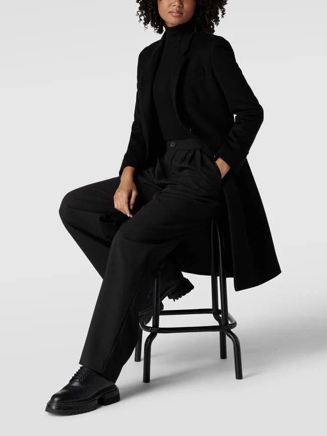 BOSS Mantel Mit Kurzer Knopfleiste Modell 'Catara' - Schwarz 1 BOSS Mantel Mit Kurzer Knopfleiste Modell 'Catara' - Schwarz