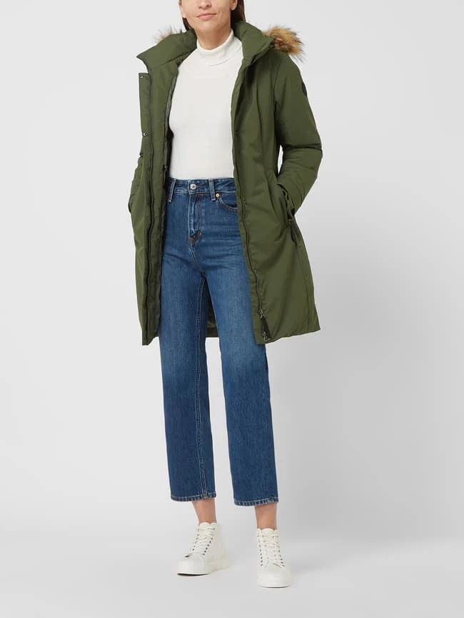 Icepeak Parka Mit Webpelz Modell 'Alcoa' - Grün 1 Icepeak Parka Mit Webpelz Modell 'Alcoa' - Grün