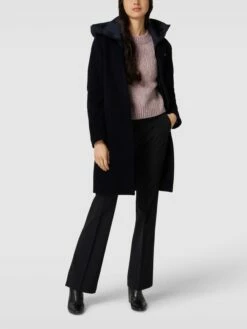 Cinque Mantel Mit Kapuzeneinsatz Modell 'MIRACLE' - Dunkelblau