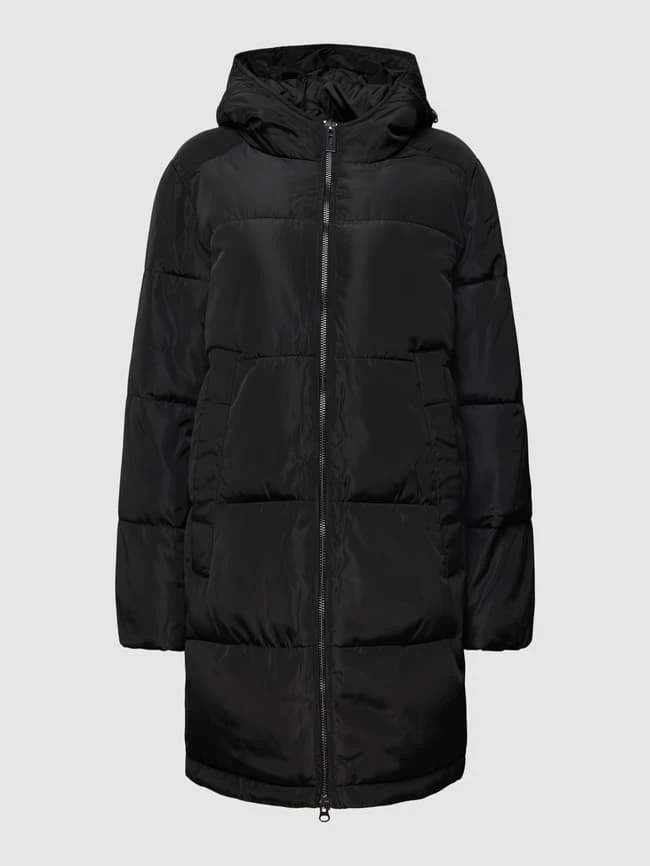 Kaffe Steppmantel Mit Label-Patch Modell 'Kalenoma' - Schwarz 2 Kaffe Steppmantel Mit Label-Patch Modell 'Kalenoma' - Schwarz – Bild 2