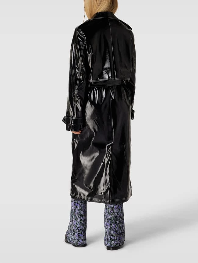 EDITED Trenchcoat Mit Taillengürtel Modell 'Yasemin' - Schwarz 5 EDITED Trenchcoat Mit Taillengürtel Modell 'Yasemin' - Schwarz – Bild 5