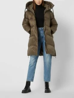 Replay Steppmantel Mit Kapuze - Schlamm