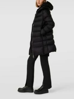 BOSS Daunenmantel Mit Label-Details Modell 'Perosha' - Schwarz