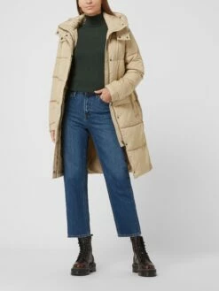 Soyaconcept Steppmantel Mit Abnehmbarer Kapuze - Sand