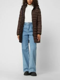 Frieda & Freddies Steppmantel Mit Abnehmbarer Kapuze - Dunkelbraun