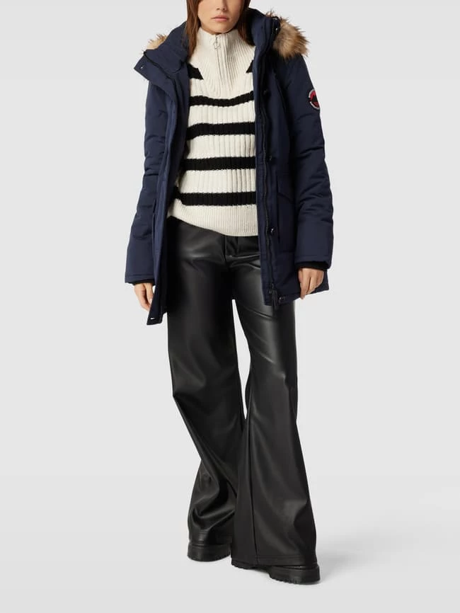 Superdry Mantel Mit Abnehmbarer Kapuze - Marineblau 1 Superdry Mantel Mit Abnehmbarer Kapuze - Marineblau