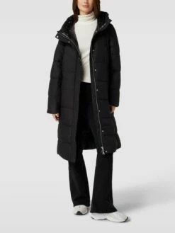 S.Oliver RED LABEL Steppmantel Mit Kapuze - Schwarz