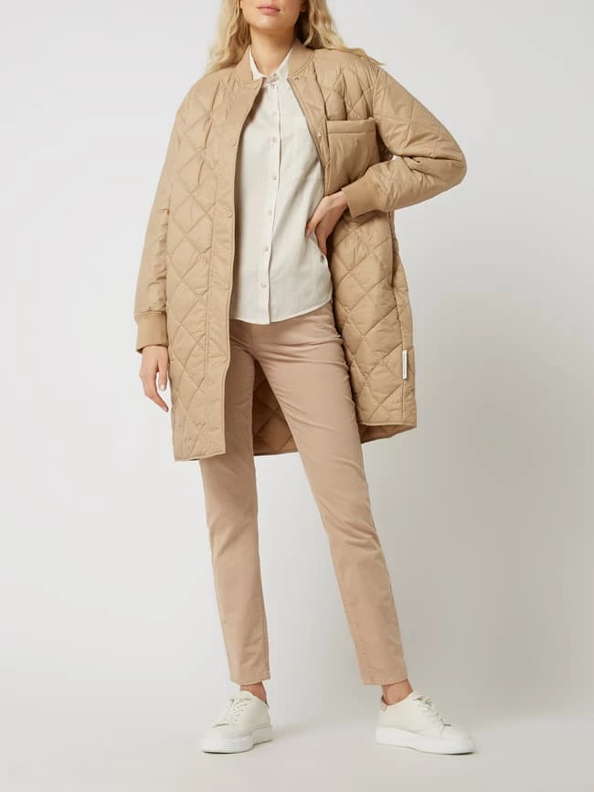 Marc O'Polo Oversized Steppmantel Mit Stehkragen - Schlamm 1 Marc O'Polo Oversized Steppmantel Mit Stehkragen - Schlamm