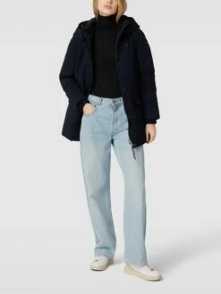 Tommy Hilfiger Jacke Mit Label-Patch Modell 'SORONA' - Marineblau