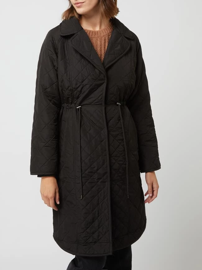 Rosemunde Steppmantel Mit Reverskragen - Schwarz 4 Rosemunde Steppmantel Mit Reverskragen - Schwarz – Bild 4