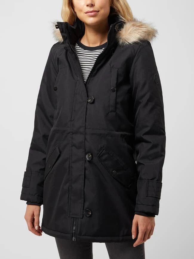 Vero Moda Outdoor Parka Mit Webpelz Modell 'Storm' - Schwarz 4 Vero Moda Outdoor Parka Mit Webpelz Modell 'Storm' - Schwarz – Bild 4