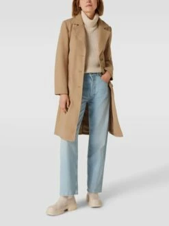 Vila Mantel Mit Taillenband Modell 'VIPOKO' - Sand