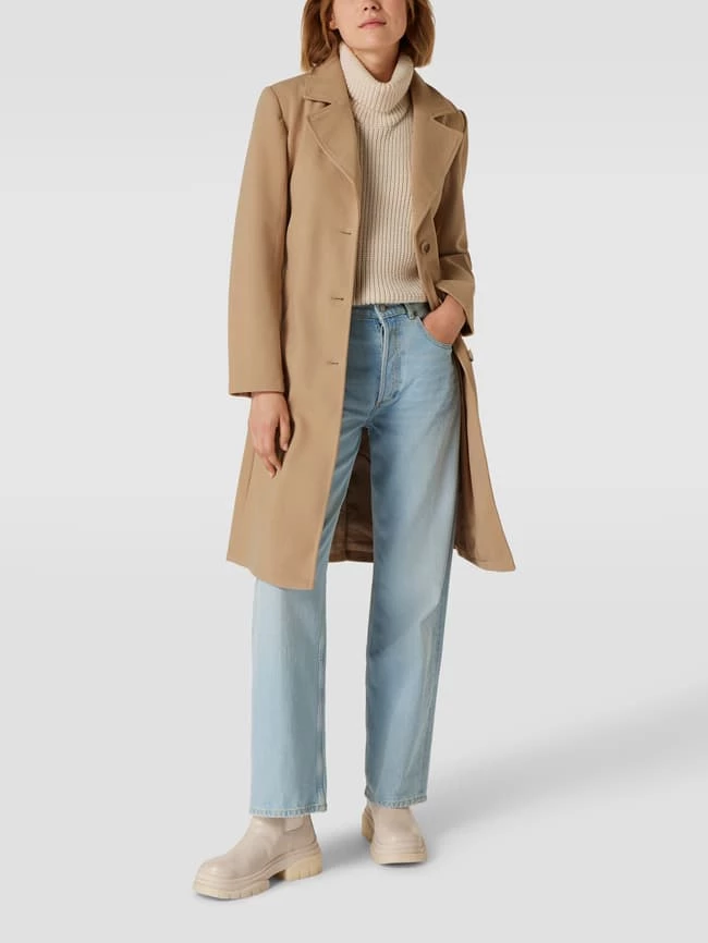 Vila Mantel Mit Taillenband Modell 'VIPOKO' - Sand 1 Vila Mantel Mit Taillenband Modell 'VIPOKO' - Sand