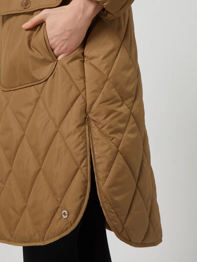 S.Oliver RED LABEL Steppmantel Mit Stehkragen - Beidseitig Tragbar - Mittelbraun 3 S.Oliver RED LABEL Steppmantel Mit Stehkragen - Beidseitig Tragbar - Mittelbraun – Bild 3