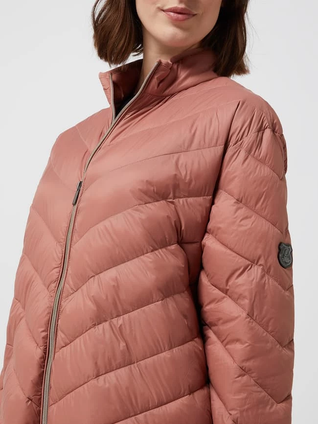 Fransa Steppmantel Mit Wattierung - Dunkelrot 3 Fransa Steppmantel Mit Wattierung - Dunkelrot – Bild 3