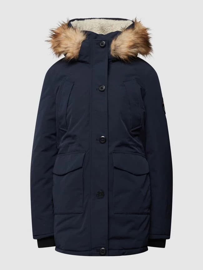 Superdry Mantel Mit Abnehmbarer Kapuze - Marineblau 2 Superdry Mantel Mit Abnehmbarer Kapuze - Marineblau – Bild 2